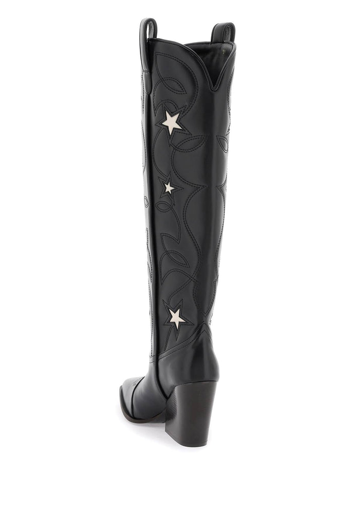 Stella Mccartney - Bottes Stella Mccartney Texan Boots With Star Embroidery