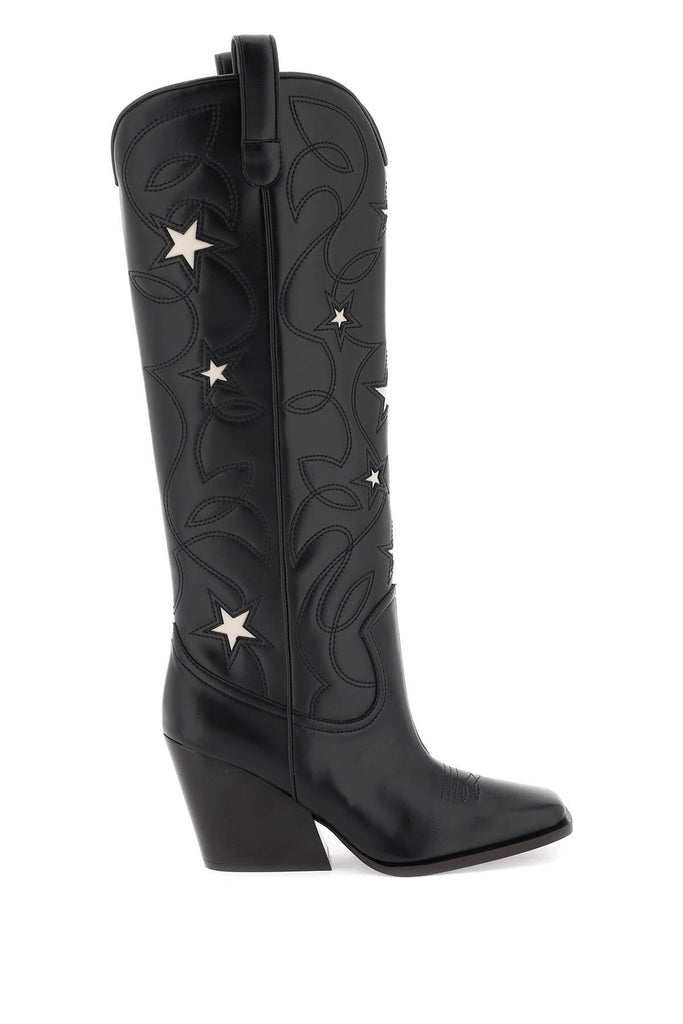 Stella Mccartney - Bottes Stella Mccartney Texan Boots With Star Embroidery