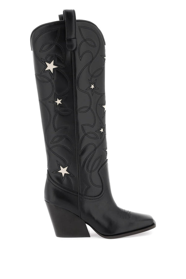 Stella Mccartney - Bottes Stella Mccartney Texan Boots With Star Embroidery