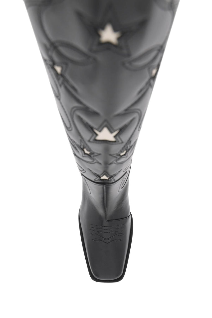 Stella Mccartney - Bottes Stella Mccartney Texan Boots With Star Embroidery