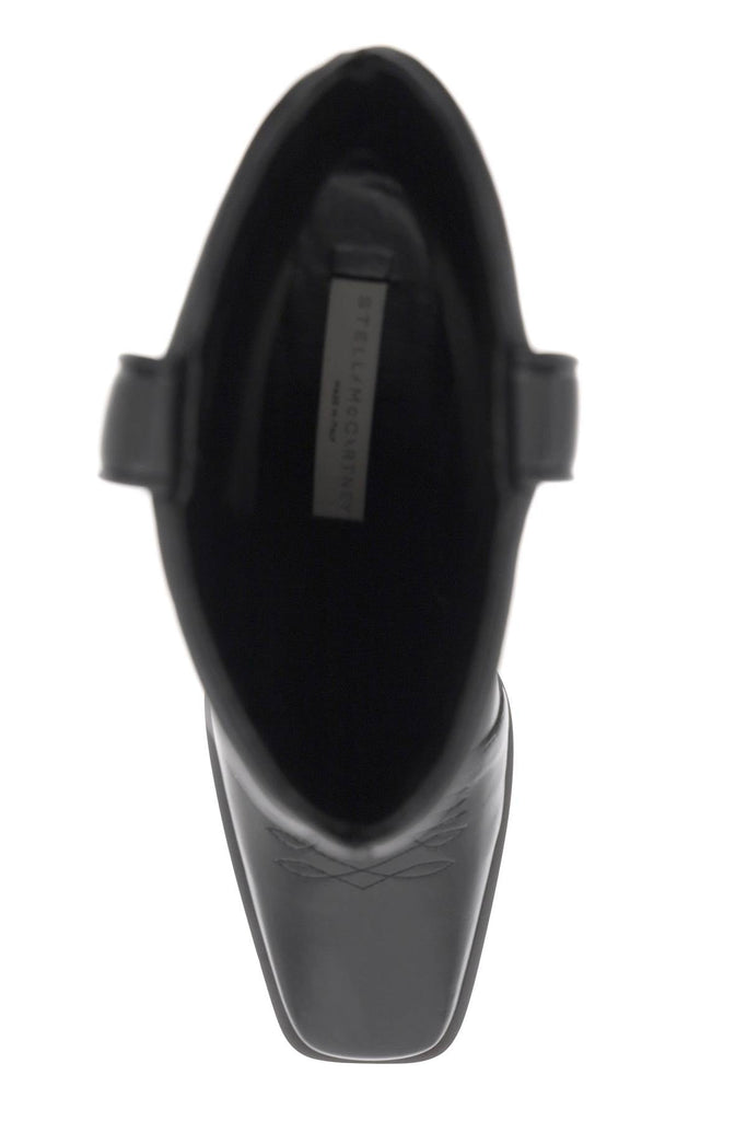 Stella Mccartney - Bottes Stella Mccartney Texan Ankle Boots With Star Embroidery