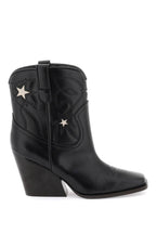 Stella Mccartney - Bottes Stella Mccartney Texan Ankle Boots With Star Embroidery