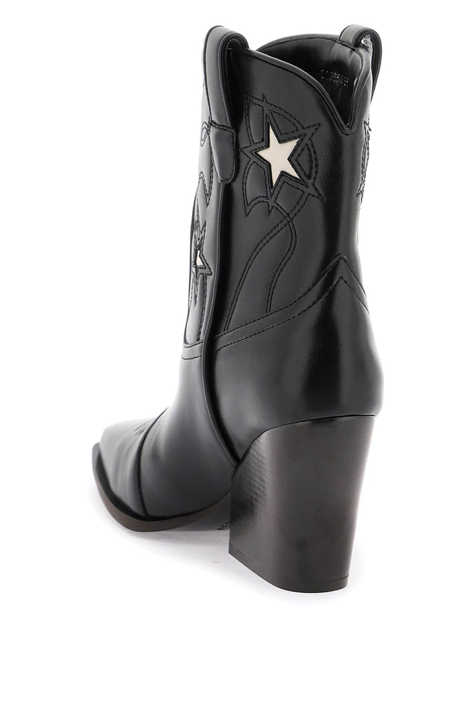 Stella Mccartney - Bottes Stella Mccartney Texan Ankle Boots With Star Embroidery