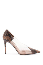 Stella Mccartney - Escarpins Stella Mccartney Python Print Transparent Pumps