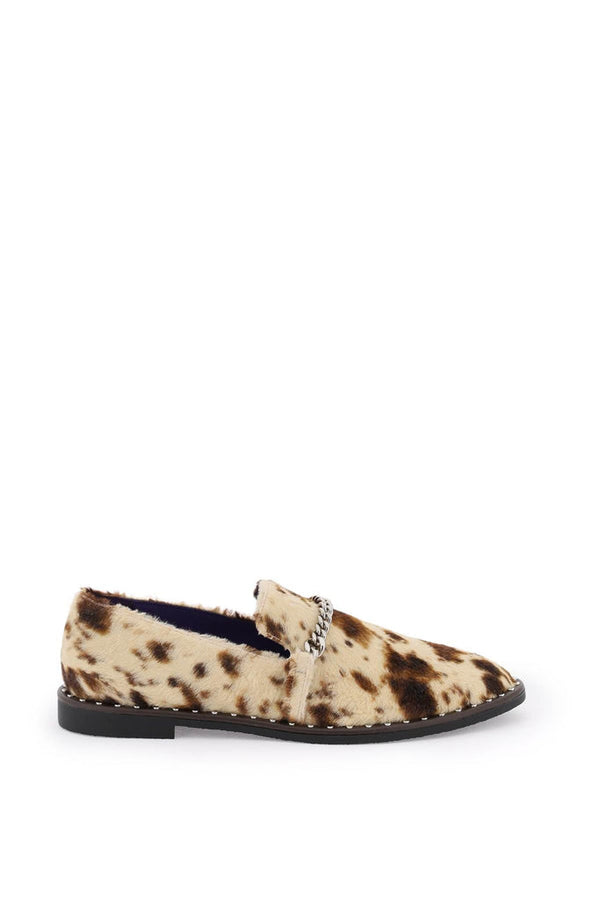 Stella Mccartney - Mocassins Stella Mccartney Falabella Loafers In Appaloosa-Printed Velvet