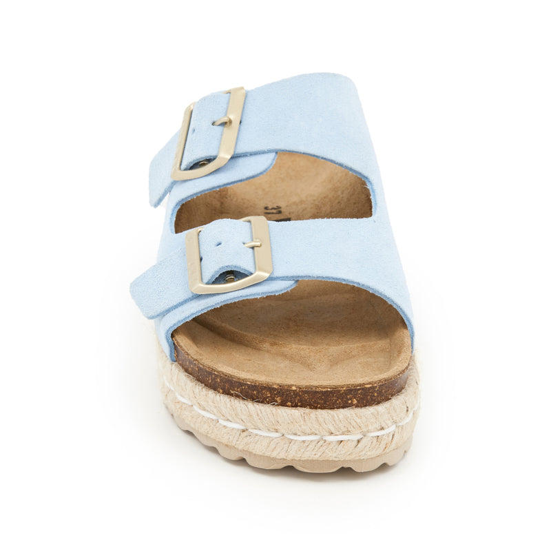 Sandales À Plateforme Bleu - Femme