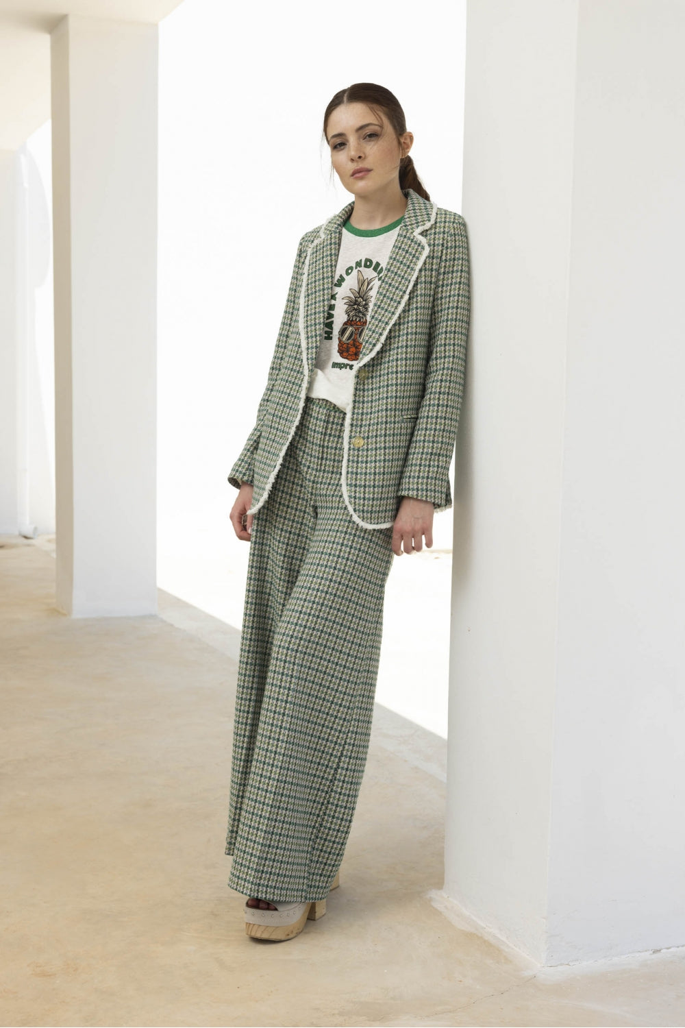 Le Pantalon Neil Toni Vert