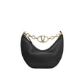 Valentino Garavani Gate V-Logo Leather Bag - Black - Femme
