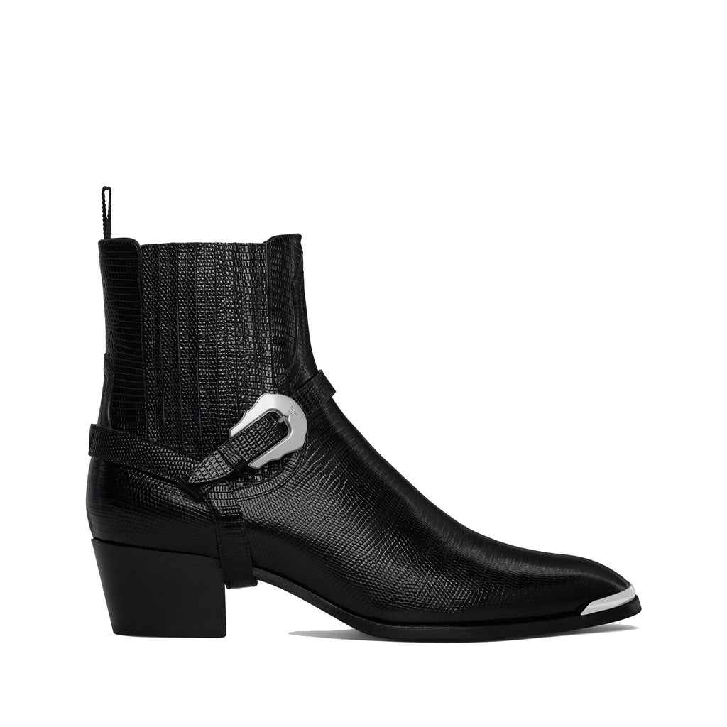 Bottes - Celine Western Chelsea Isaac Harness  - Black