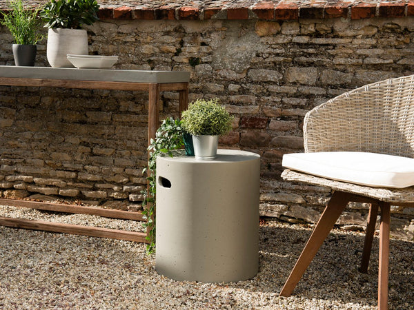 Hector - Table D'Appoint De Jardin - Gris