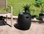 Hector - Table D'Appoint De Jardin - Noir