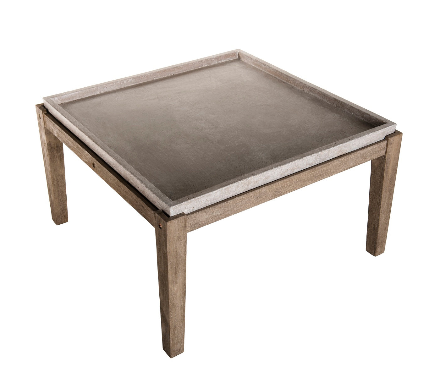 Hector - Table Basse De Jardin - Marron/Gris