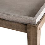 Hector - Table Basse De Jardin - Marron/Gris