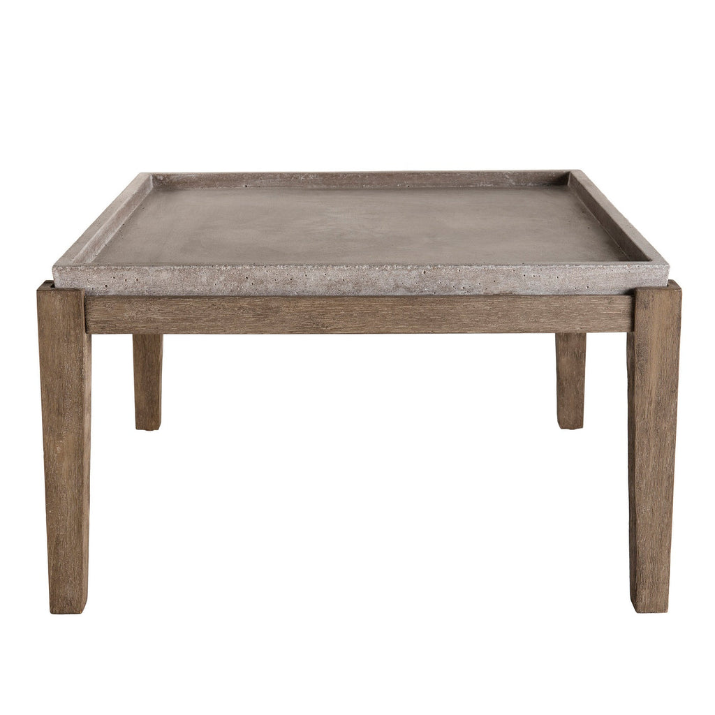 Hector - Table Basse De Jardin - Marron/Gris