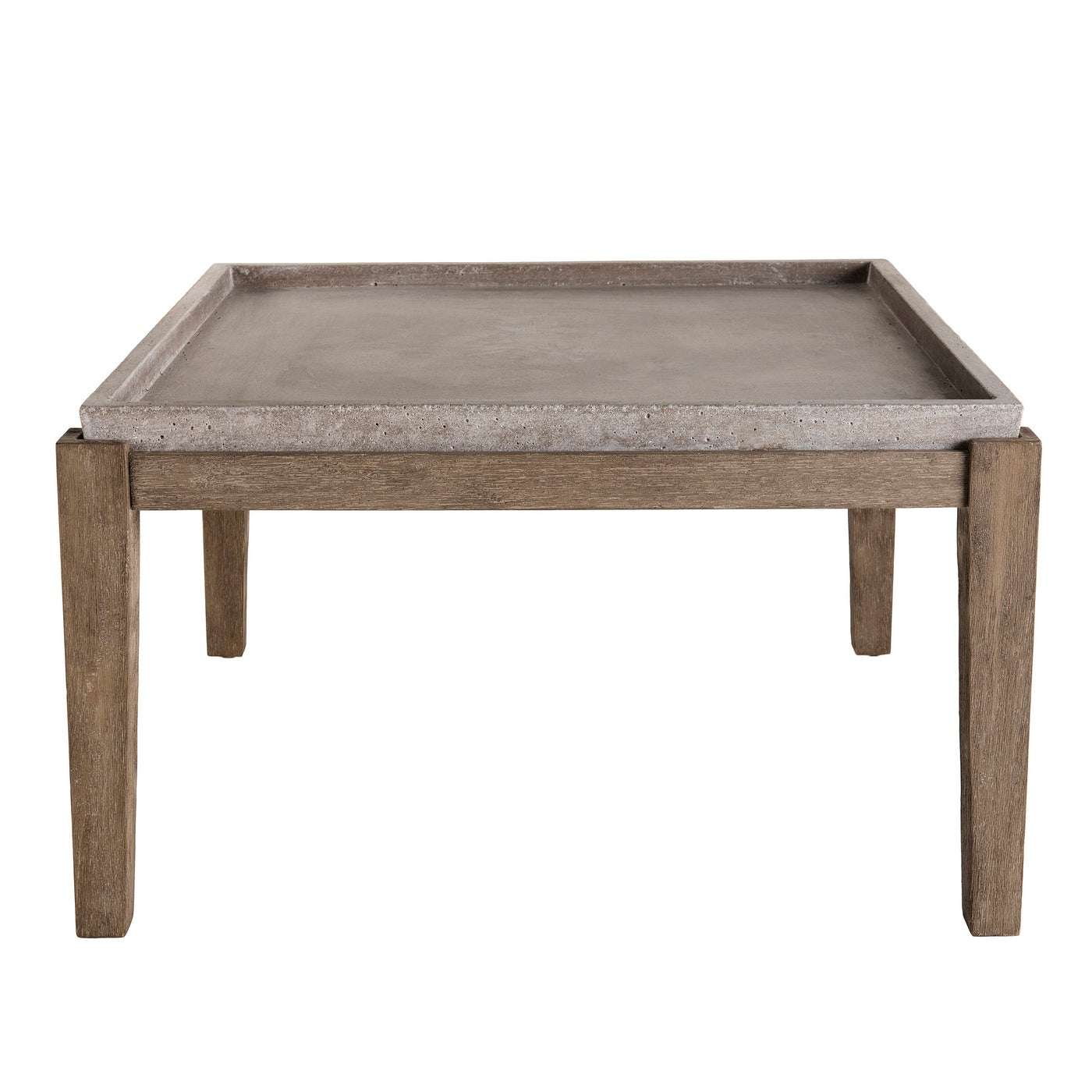 Hector - Table Basse De Jardin - Marron/Gris