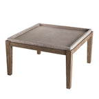 Hector - Table Basse De Jardin - Marron/Gris