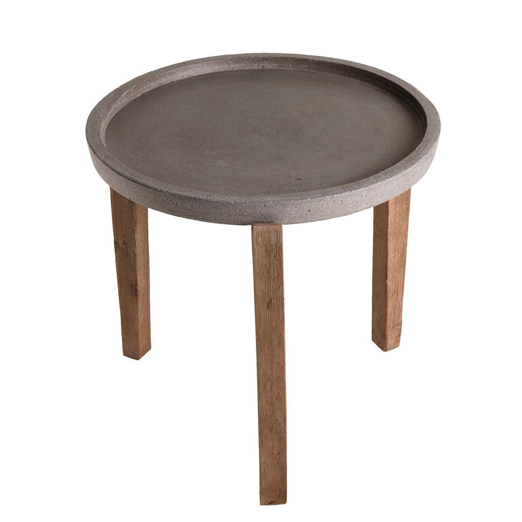 Hector - Table D'Appoint De Jardin - Taupe/Marron