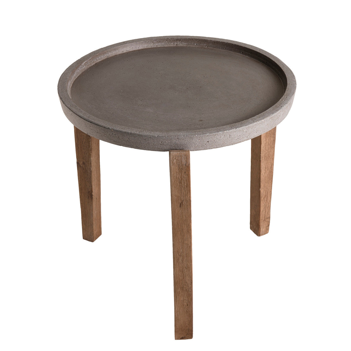 Hector - Table D'Appoint De Jardin - Taupe/Marron