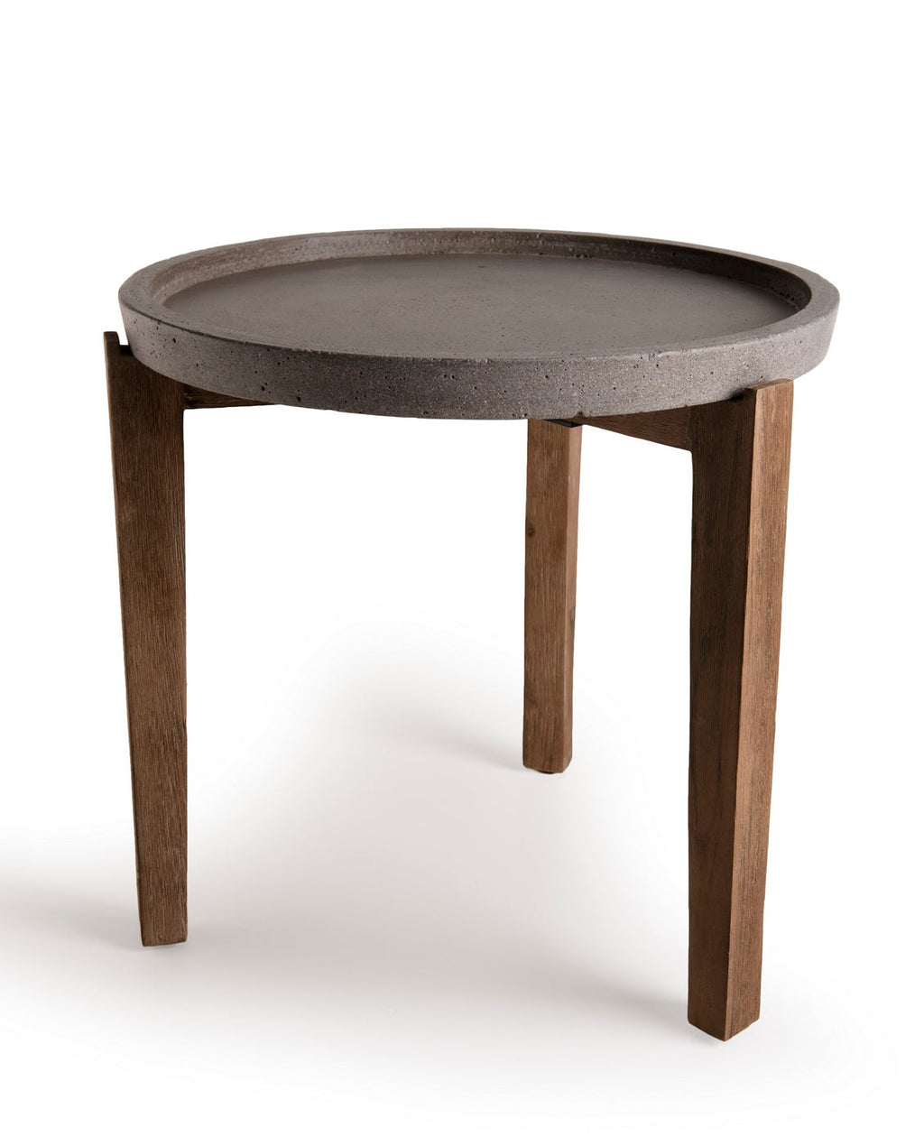 Hector - Table D'Appoint De Jardin - Taupe/Marron