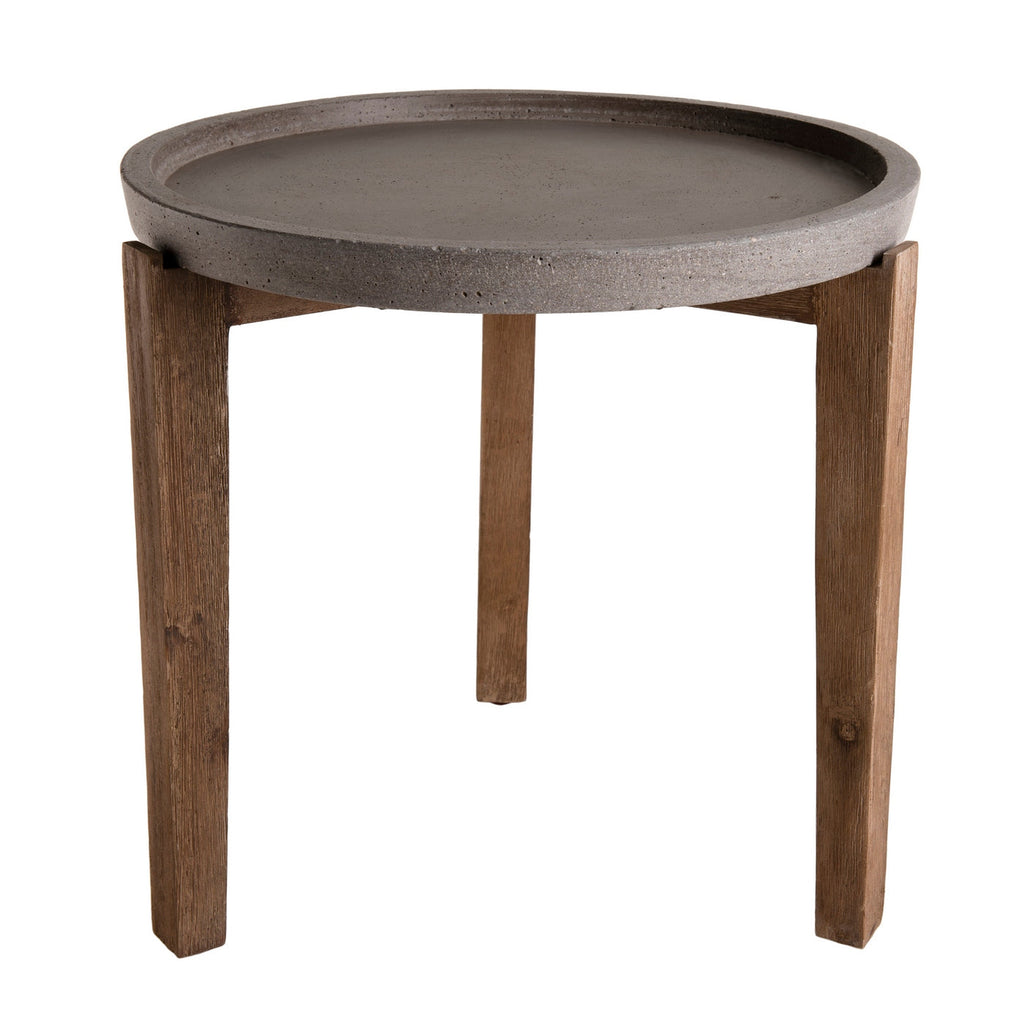 Hector - Table D'Appoint De Jardin - Taupe/Marron
