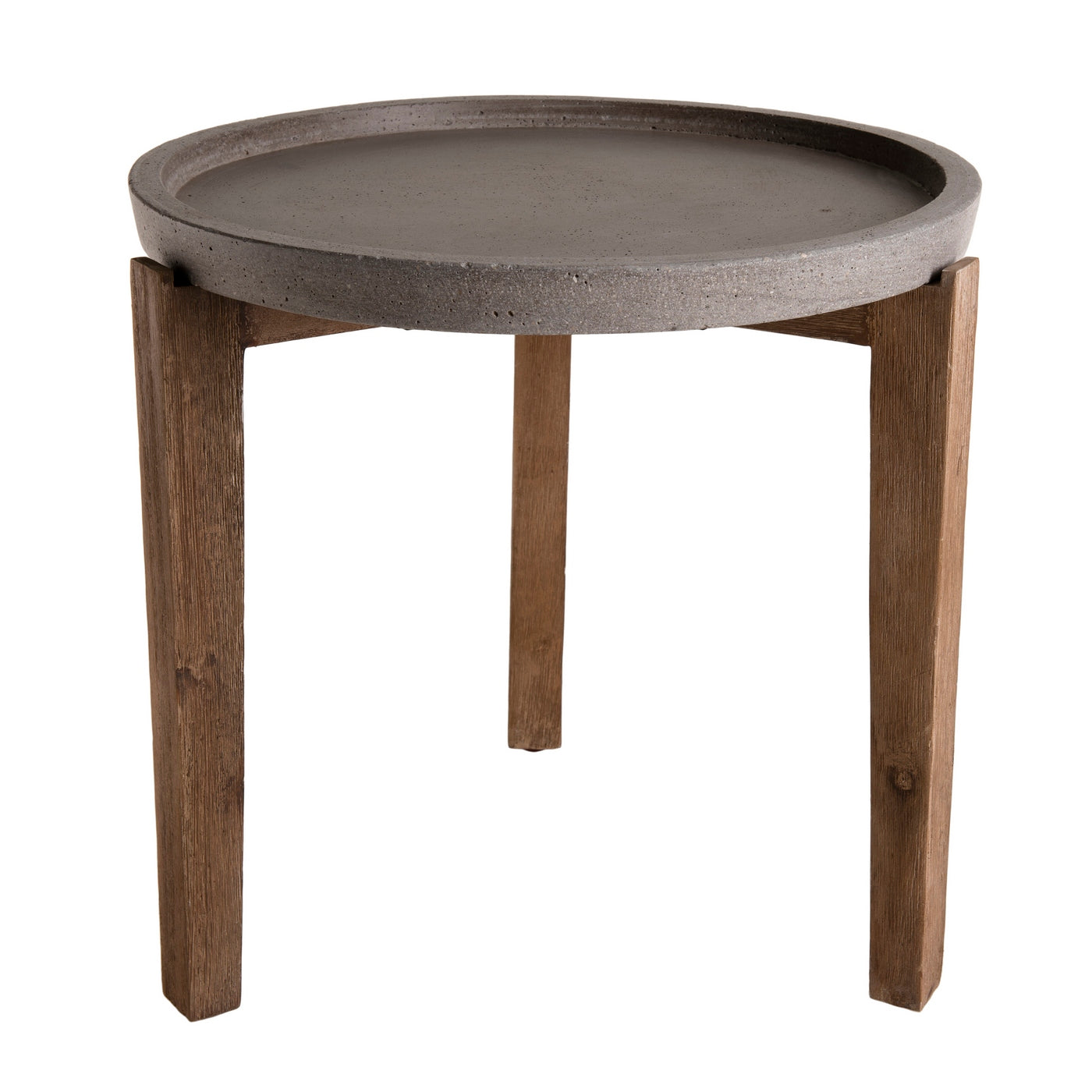 Hector - Table D'Appoint De Jardin - Taupe/Marron