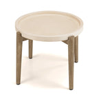 Hector - Table D'Appoint De Jardin - Marron Vieilli/Beige