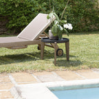 Hector - Table D'Appoint De Jardin - Marron Vieilli/Noir