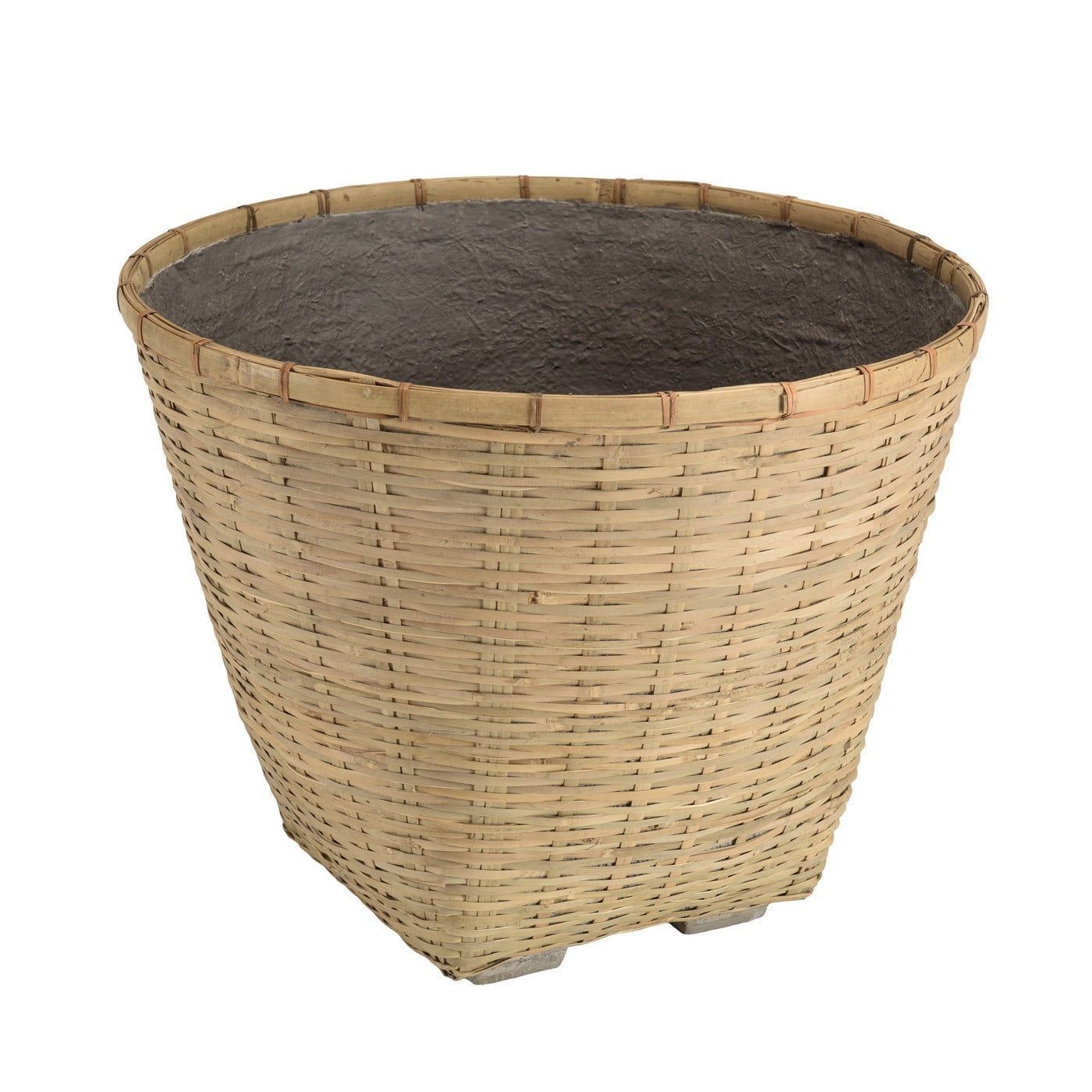 Hector - Pot De Fleur - Gris/Bois Clair