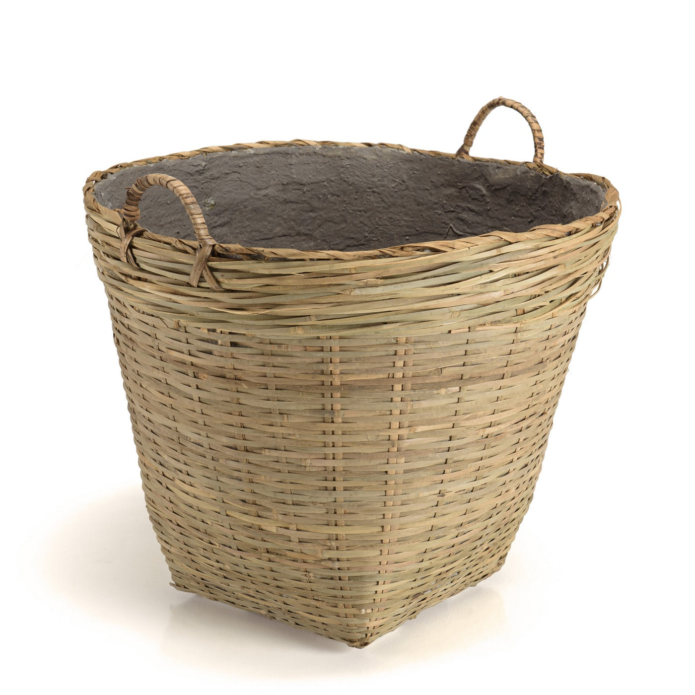 Hector - Pot De Fleur - Gris/Bois Clair