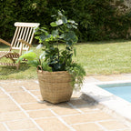 Hector - Pot De Fleur - Gris/Bois Clair