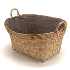 Hector - Pot De Fleur - Gris/Bois Clair