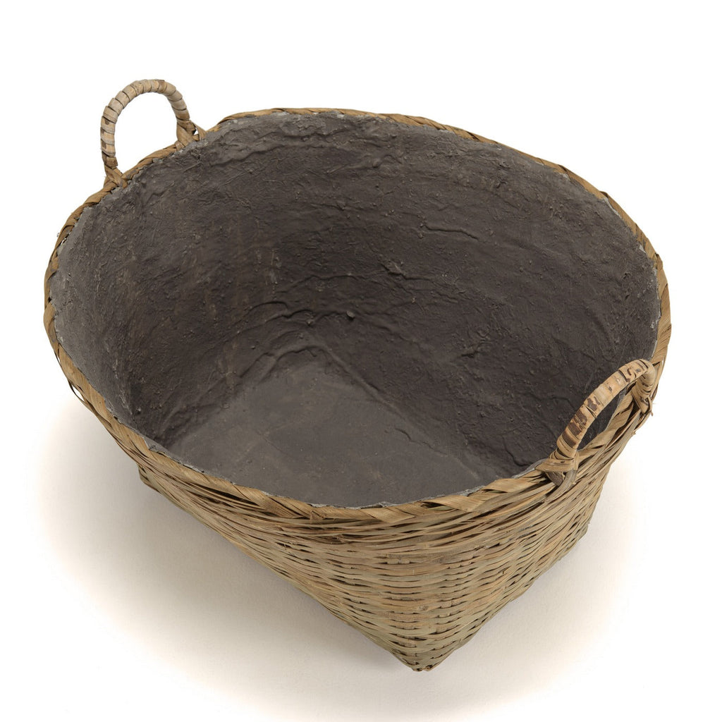Hector - Pot De Fleur - Gris/Bois Clair