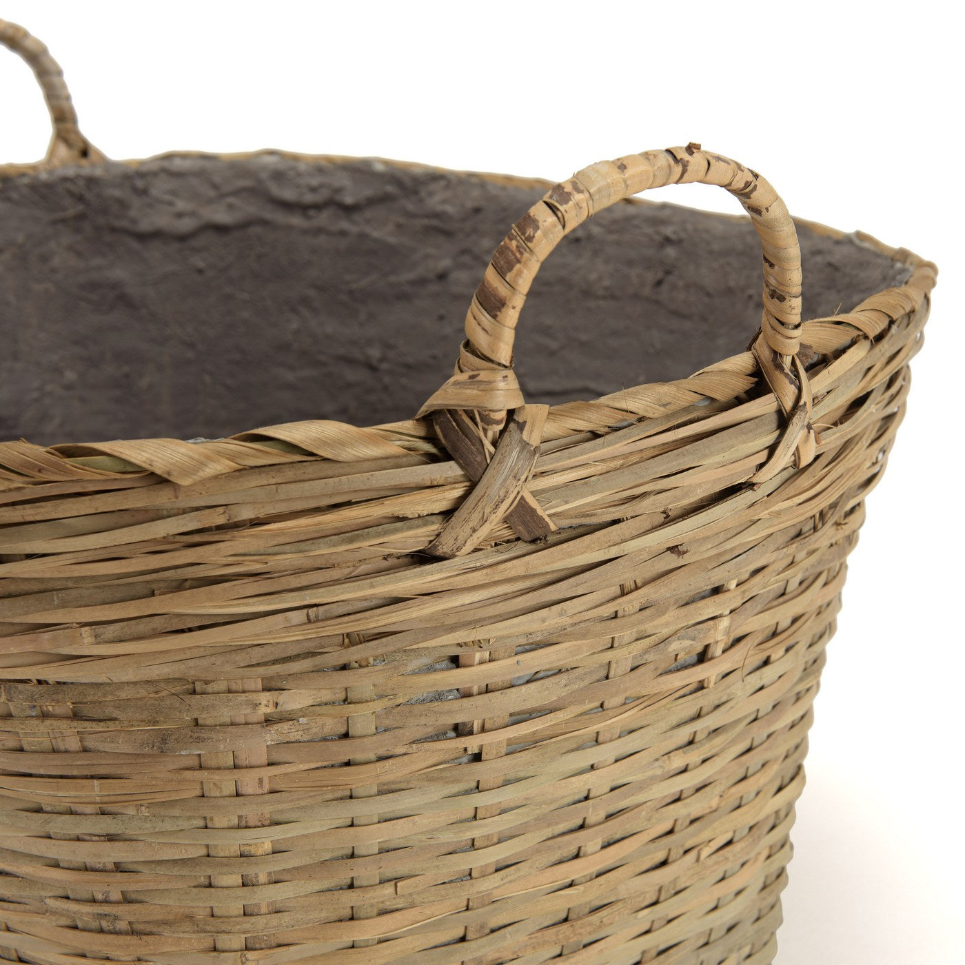 Hector - Pot De Fleur - Gris/Bois Clair
