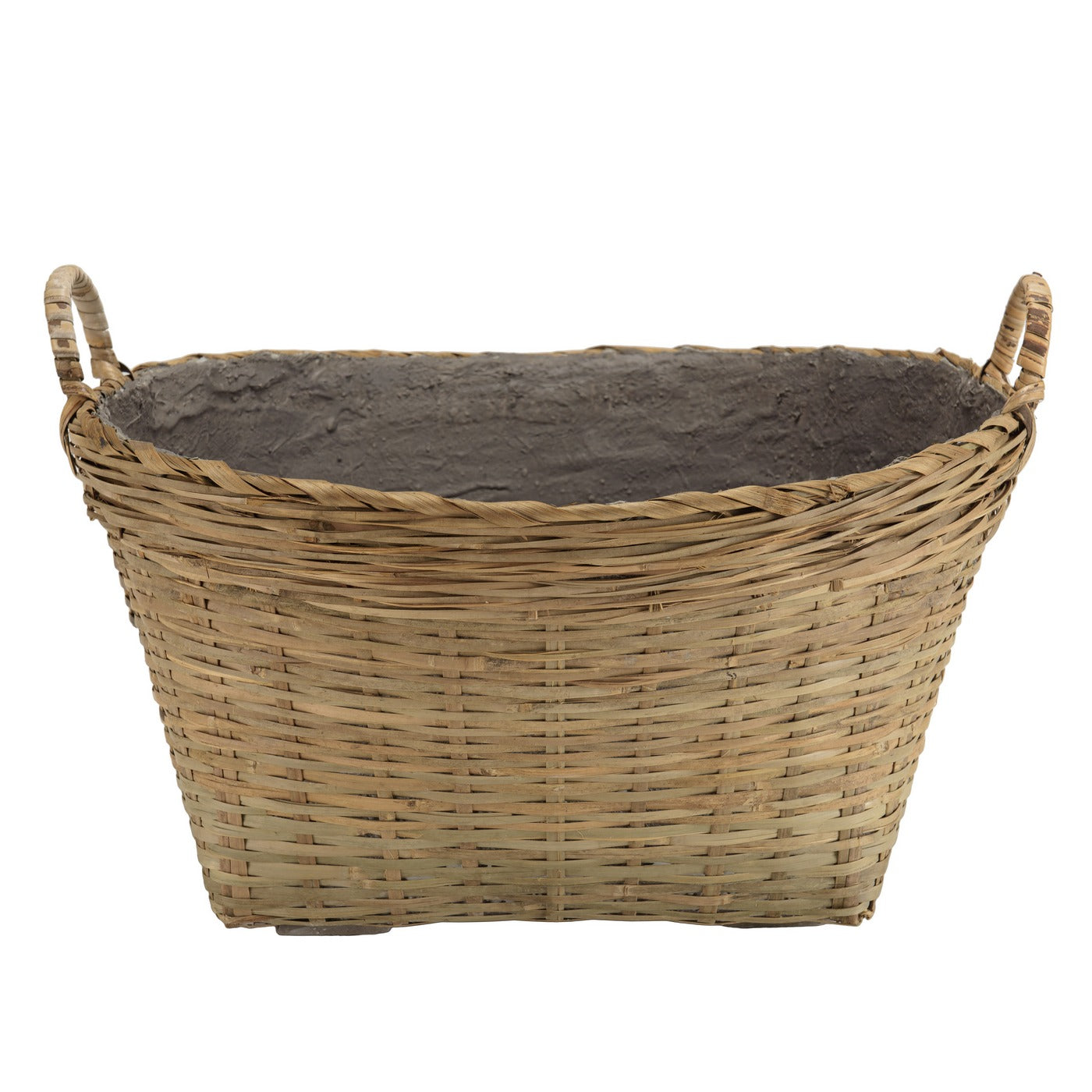 Hector - Pot De Fleur - Gris/Bois Clair