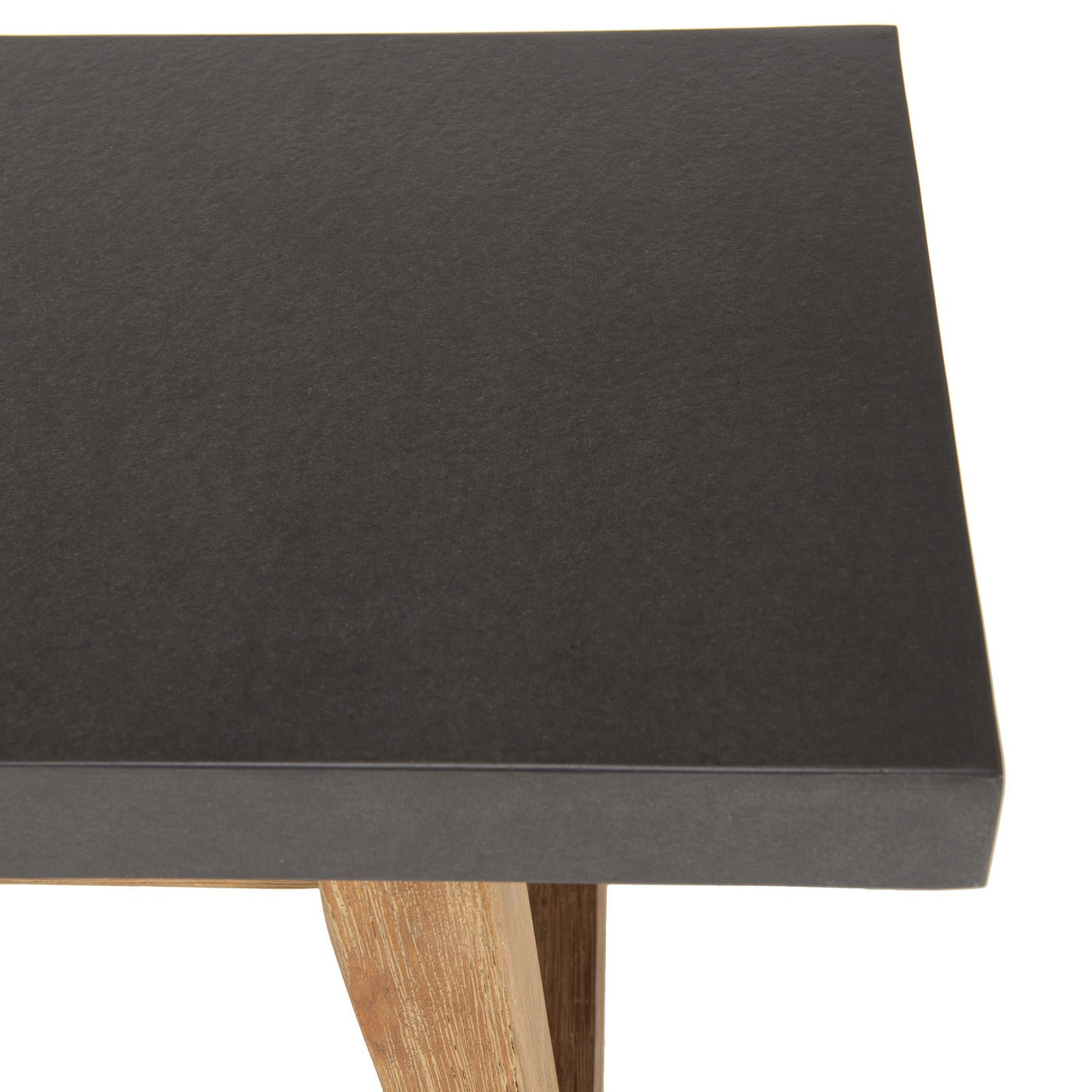 Hector - Salon De Jardin 6 Pers - Gris Anthracite/Marron