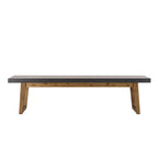 Hector - Salon De Jardin 6 Pers - Gris Anthracite/Marron