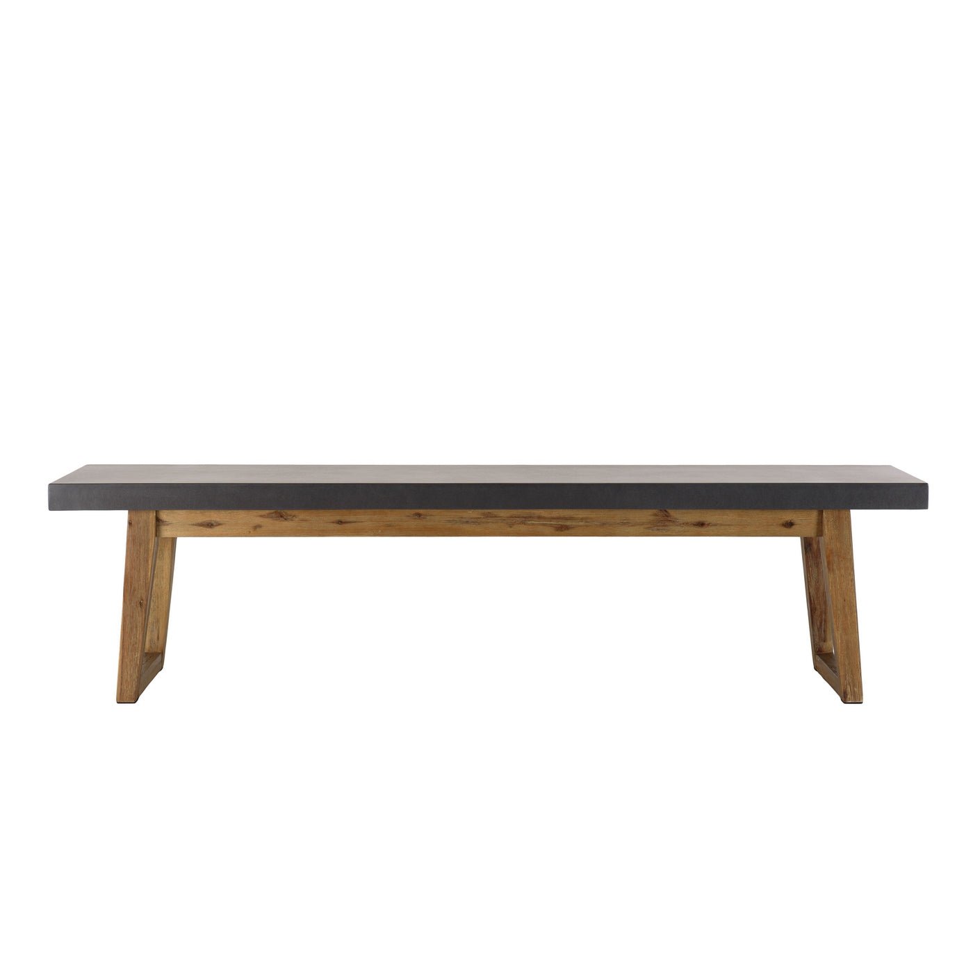Hector - Salon De Jardin 6 Pers - Gris Anthracite/Marron