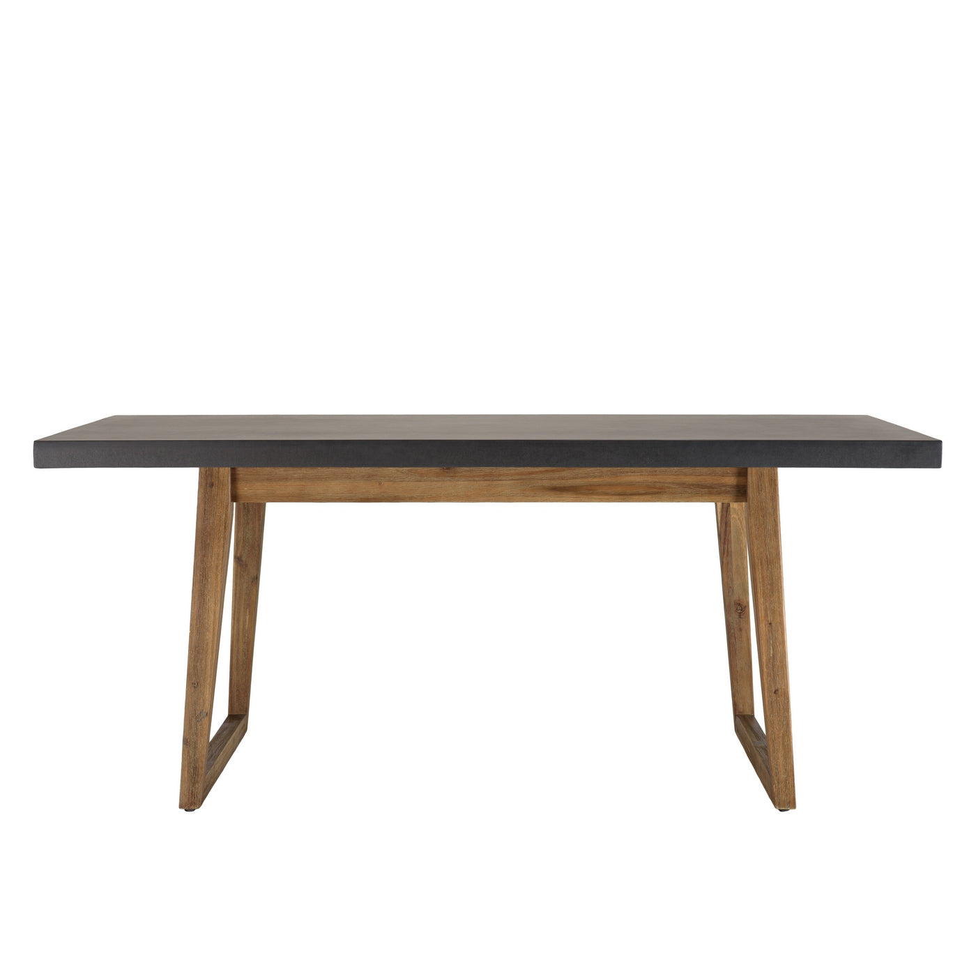 Hector - Salon De Jardin 6 Pers - Gris Anthracite/Marron