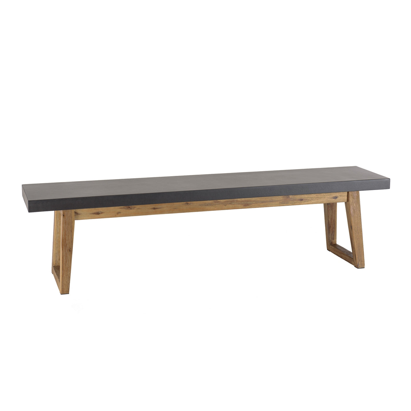 Hector - Salon De Jardin 6 Pers - Gris Anthracite/Marron