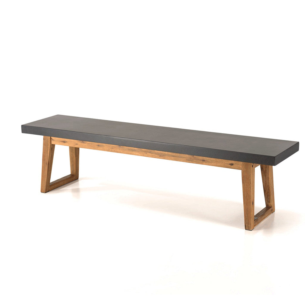 Hector - Salon De Jardin 6 Pers - Gris Anthracite/Marron