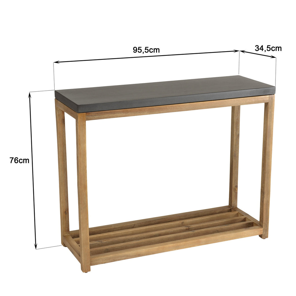 Hector - Console De Jardin - Marron/Gris Anthracite