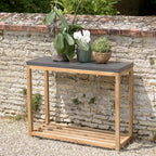Hector - Console De Jardin - Marron/Gris Anthracite