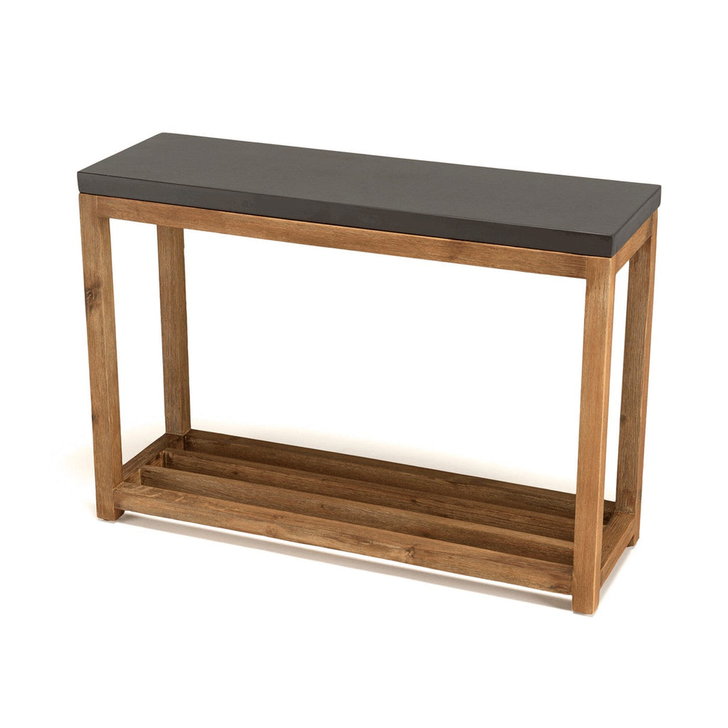 Hector - Console De Jardin - Gris Anthracite/Marron