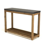 Hector - Console De Jardin - Gris Anthracite/Marron