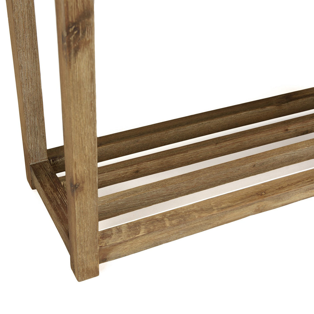 Hector - Console De Jardin - Gris Anthracite/Marron