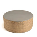 Hector - Table Basse De Jardin - Gris/Bois Clair