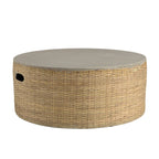 Hector - Table Basse De Jardin - Gris/Bois Clair