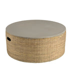 Hector - Table Basse De Jardin - Gris/Bois Clair