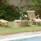 Hector - Table Basse De Jardin - Gris/Bois Clair
