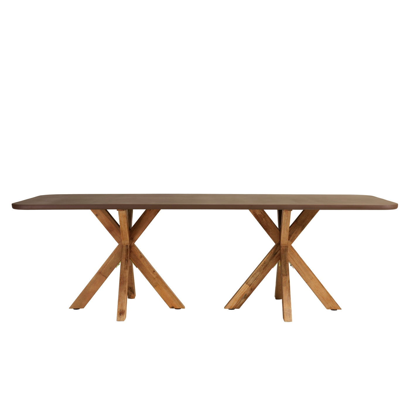 Nestor - Table À Manger De Jardin - Marron